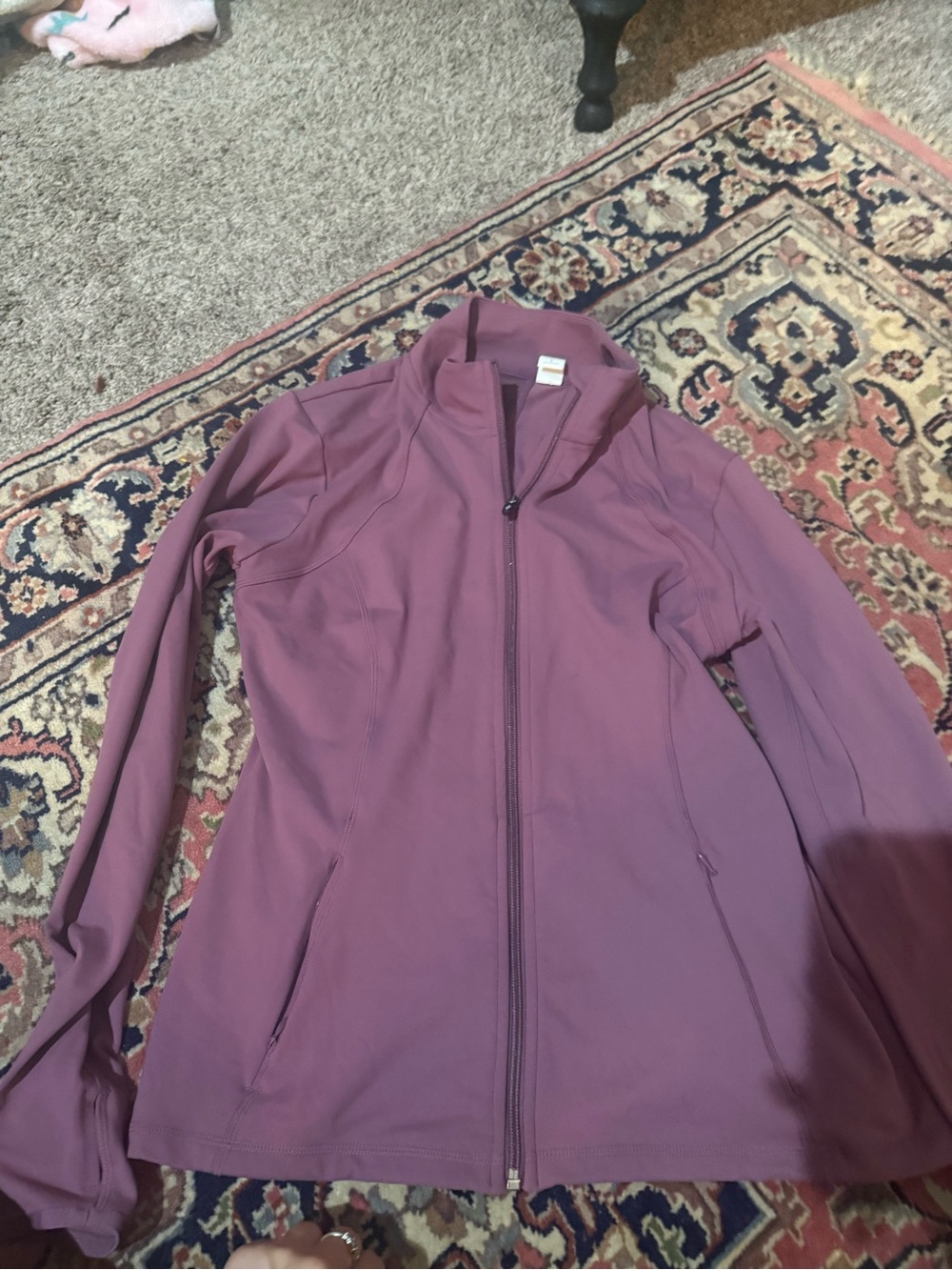 Skechers Dusty Mauve Zip-Up Utility Jacket
